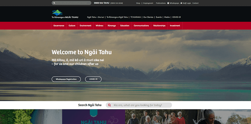 Ngāi Tahu Website