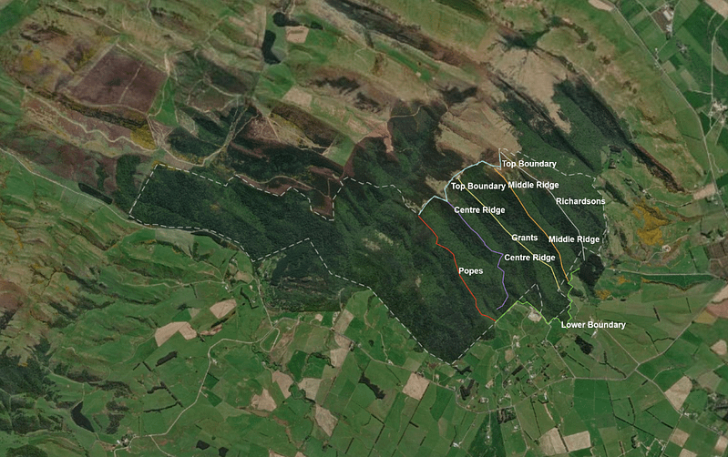 Croyden Bush Trapping Map